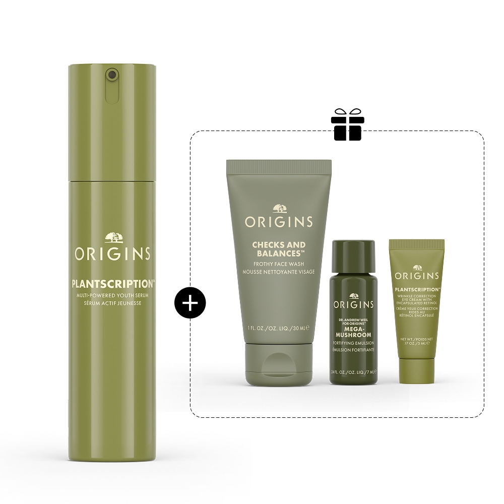 Plantscription Youth Serum Regimen Set 駐顏有樹青春精華修護組, 50ML, 5ML, 30ML, 7ML