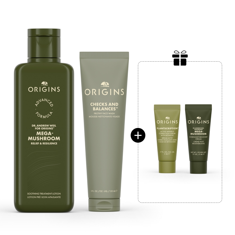 Soothing Daily Regimen Set 靈芝穩膚日常保養組, 200ML, 150ML, 5ML, 5ML