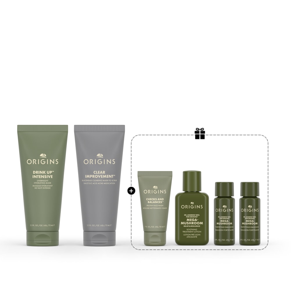 One Drink Mud Mask Set